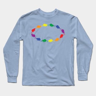 Rat Pride Rainbow Ring Long Sleeve T-Shirt